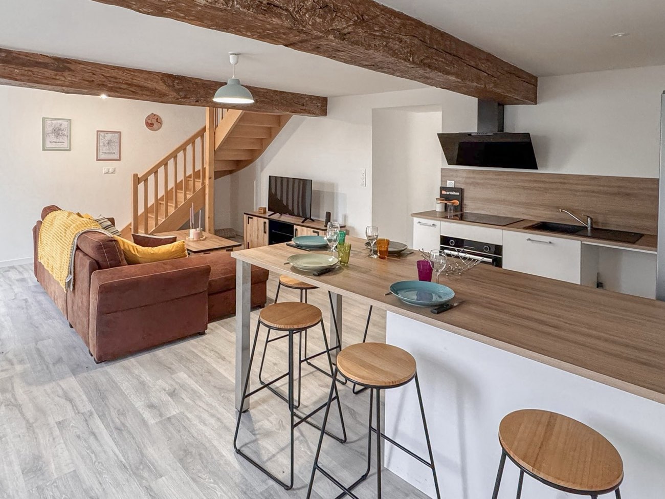 Intérieur d'un logement accompagné par R&G Conciergerie